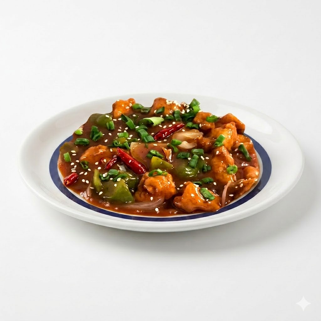 Chicken Manchurian  Rice