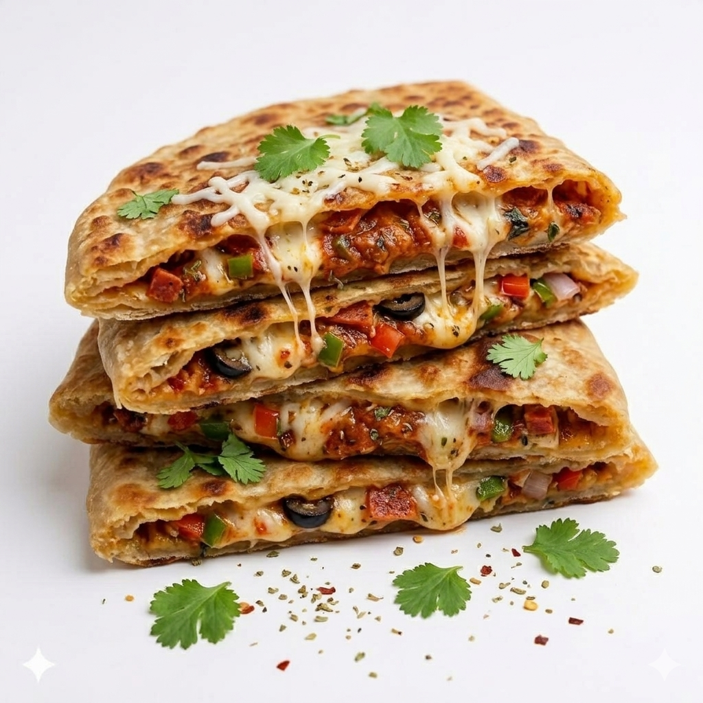 Pizza paratha